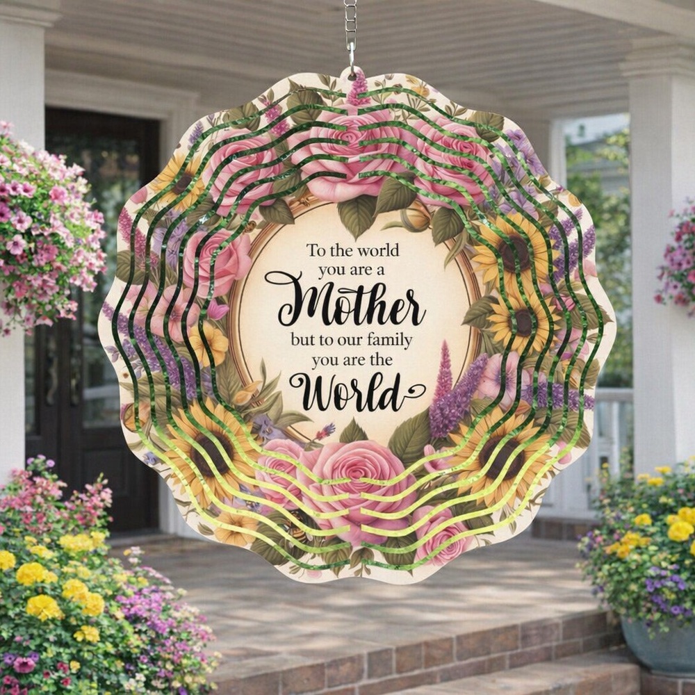Floral Wind Spinner for Mother’s Day